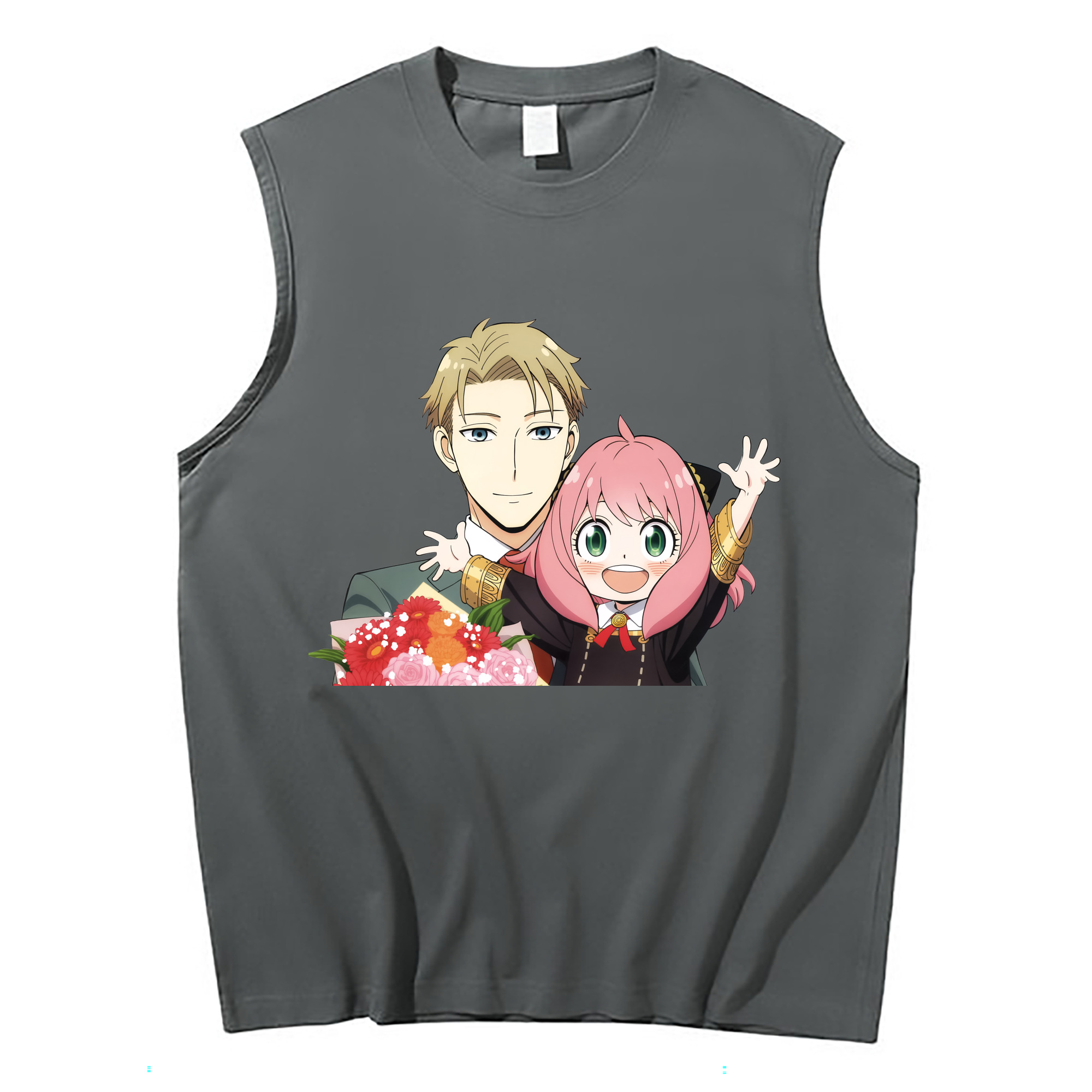 （画像用） SPY×FAMILY间谍家家酒 コットン100％タンクトップ（フロントプリント）